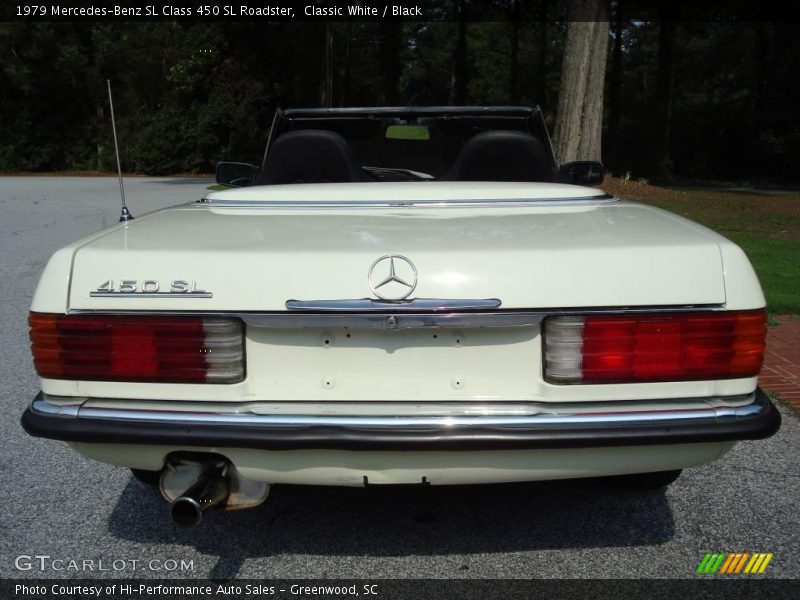 Classic White / Black 1979 Mercedes-Benz SL Class 450 SL Roadster