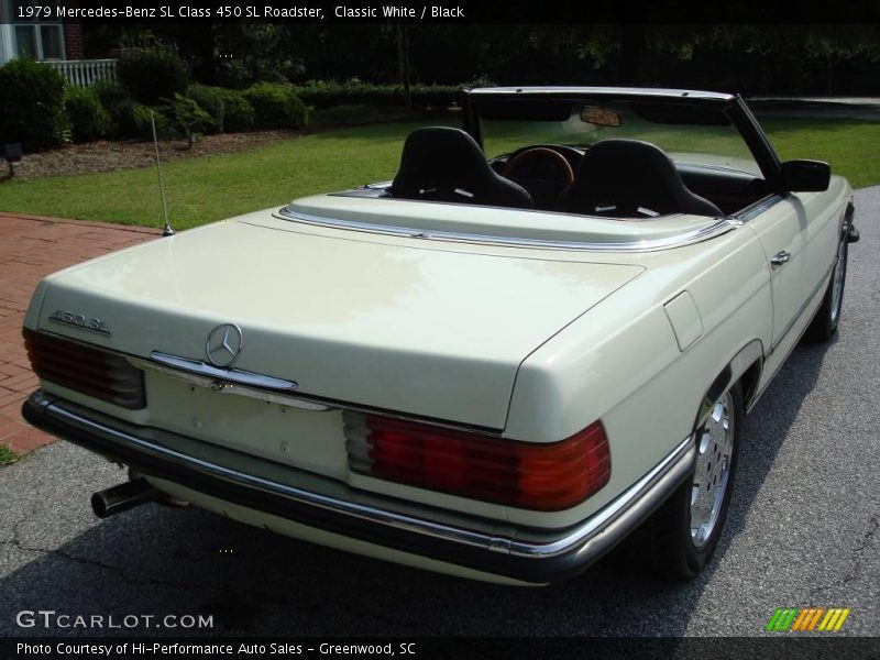 Classic White / Black 1979 Mercedes-Benz SL Class 450 SL Roadster