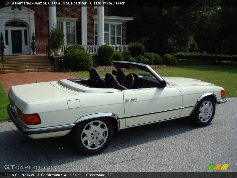 Classic White / Black 1979 Mercedes-Benz SL Class 450 SL Roadster