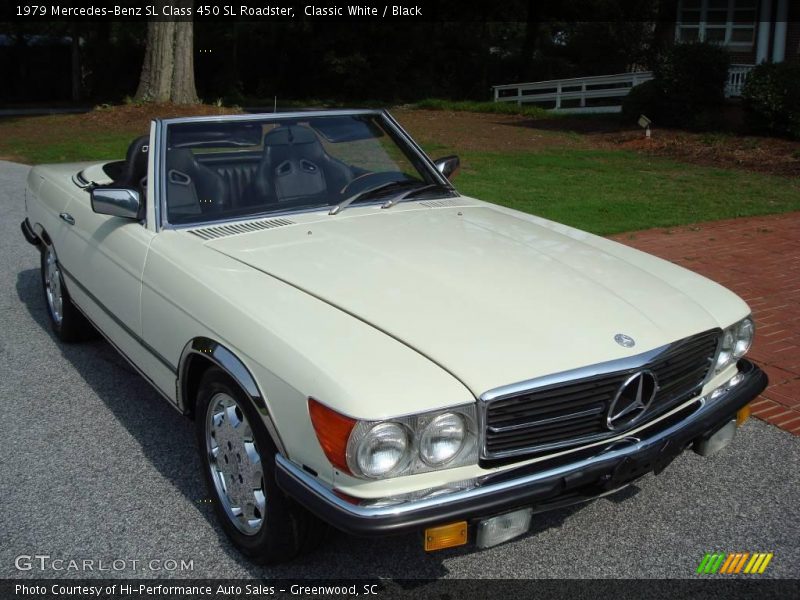 Classic White / Black 1979 Mercedes-Benz SL Class 450 SL Roadster