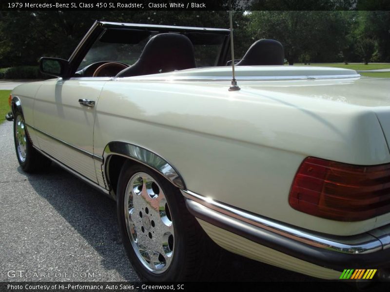 Classic White / Black 1979 Mercedes-Benz SL Class 450 SL Roadster