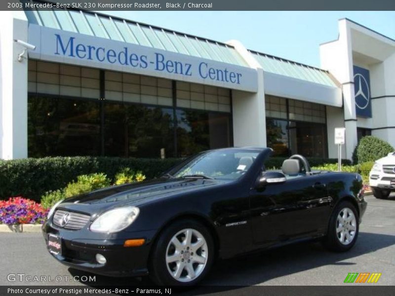 Black / Charcoal 2003 Mercedes-Benz SLK 230 Kompressor Roadster
