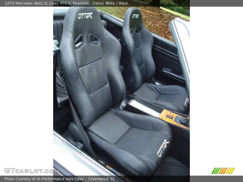 Classic White / Black 1979 Mercedes-Benz SL Class 450 SL Roadster