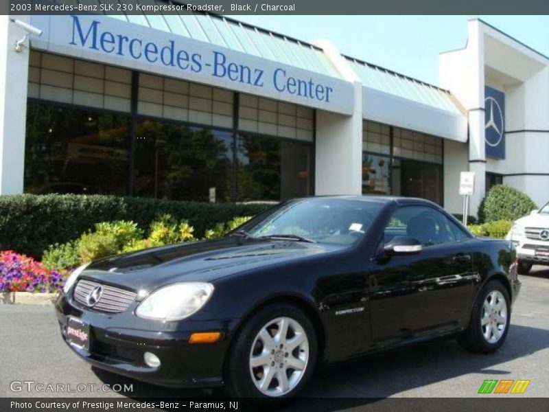 Black / Charcoal 2003 Mercedes-Benz SLK 230 Kompressor Roadster