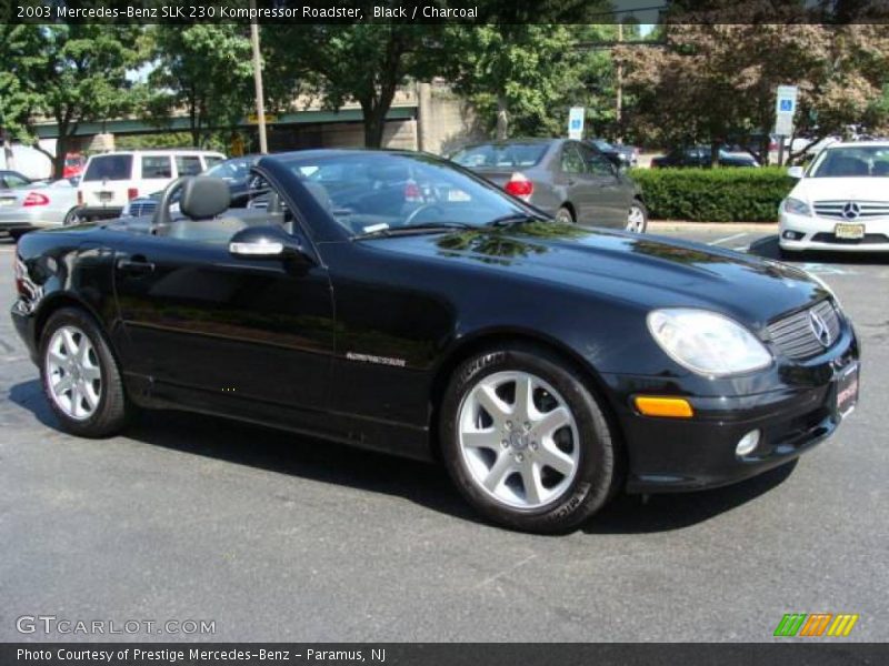 Black / Charcoal 2003 Mercedes-Benz SLK 230 Kompressor Roadster