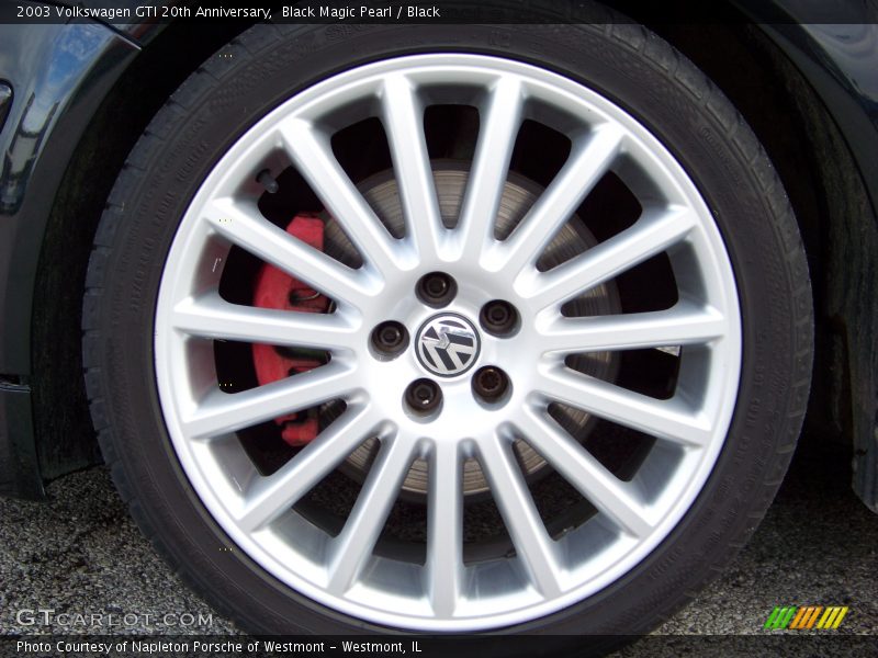 Black Magic Pearl / Black 2003 Volkswagen GTI 20th Anniversary