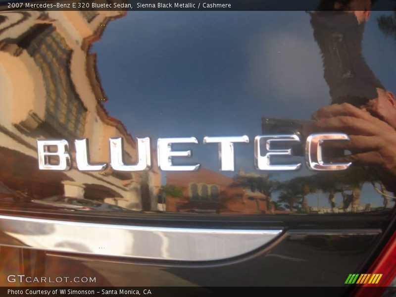 Sienna Black Metallic / Cashmere 2007 Mercedes-Benz E 320 Bluetec Sedan