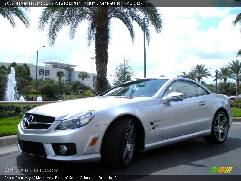 Iridium Silver Metallic / AMG Black 2009 Mercedes-Benz SL 63 AMG Roadster