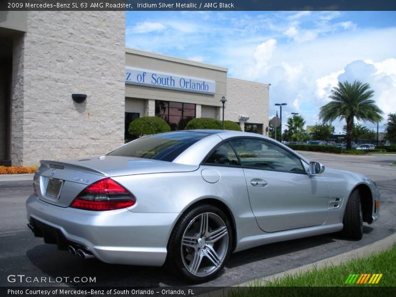 Iridium Silver Metallic / AMG Black 2009 Mercedes-Benz SL 63 AMG Roadster