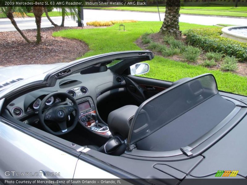 Iridium Silver Metallic / AMG Black 2009 Mercedes-Benz SL 63 AMG Roadster