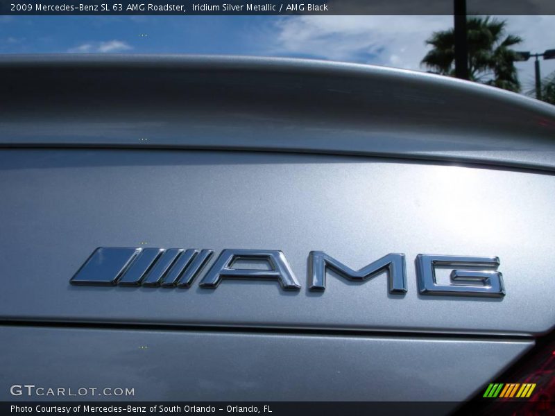 Iridium Silver Metallic / AMG Black 2009 Mercedes-Benz SL 63 AMG Roadster