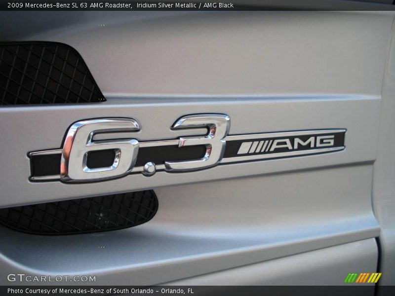 Iridium Silver Metallic / AMG Black 2009 Mercedes-Benz SL 63 AMG Roadster