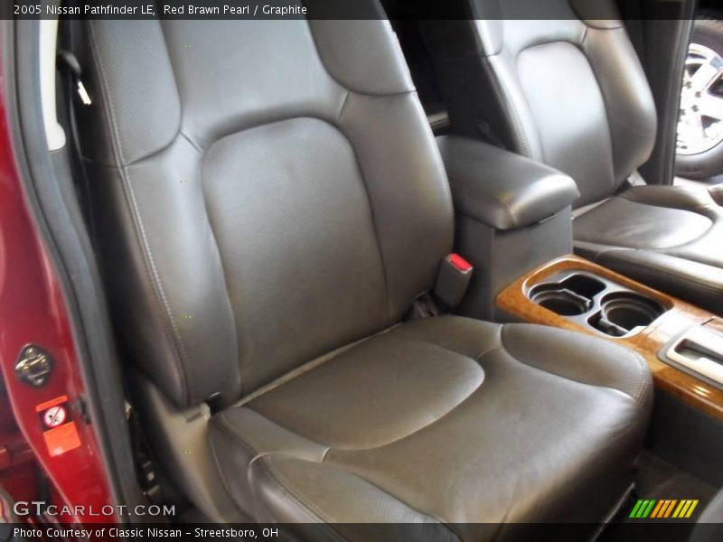 Red Brawn Pearl / Graphite 2005 Nissan Pathfinder LE