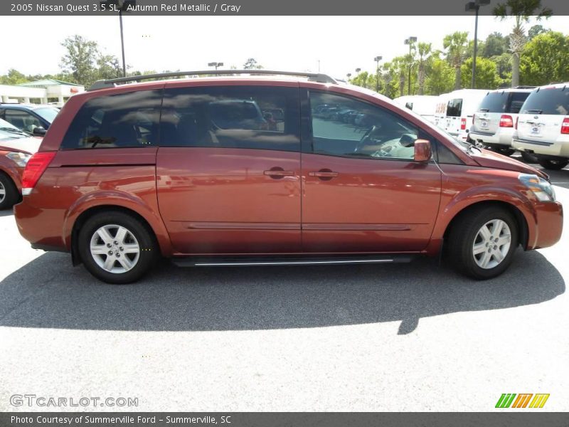 Autumn Red Metallic / Gray 2005 Nissan Quest 3.5 SL