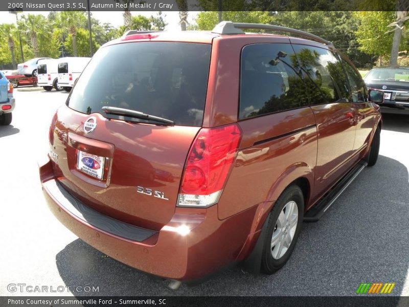 Autumn Red Metallic / Gray 2005 Nissan Quest 3.5 SL