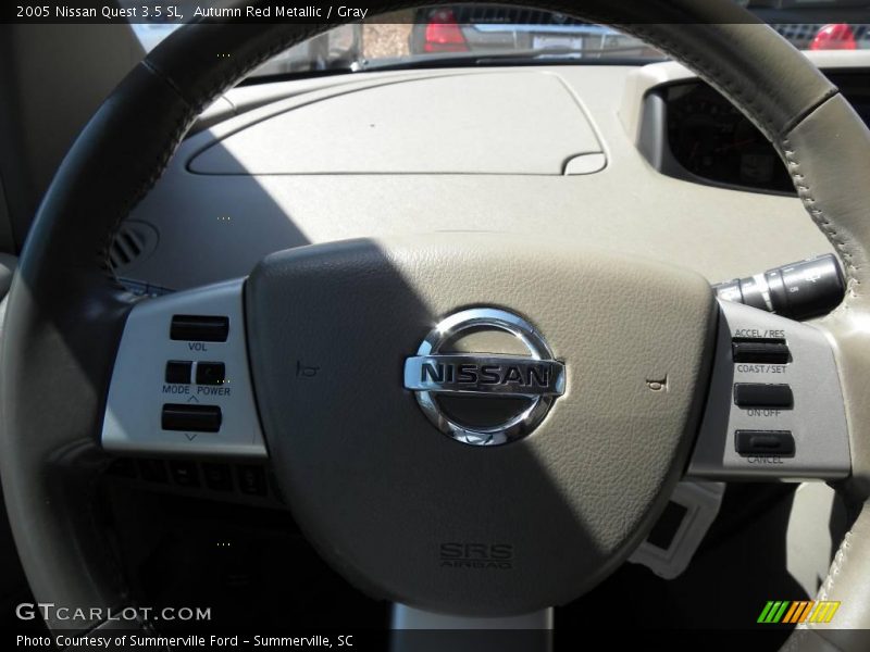 Autumn Red Metallic / Gray 2005 Nissan Quest 3.5 SL