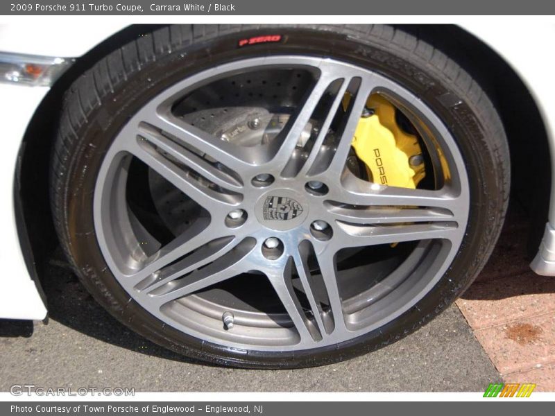 Carrara White / Black 2009 Porsche 911 Turbo Coupe