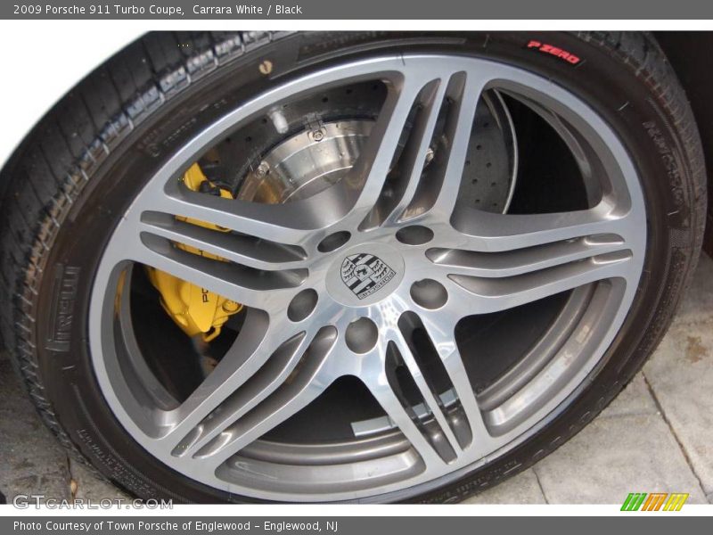 Carrara White / Black 2009 Porsche 911 Turbo Coupe