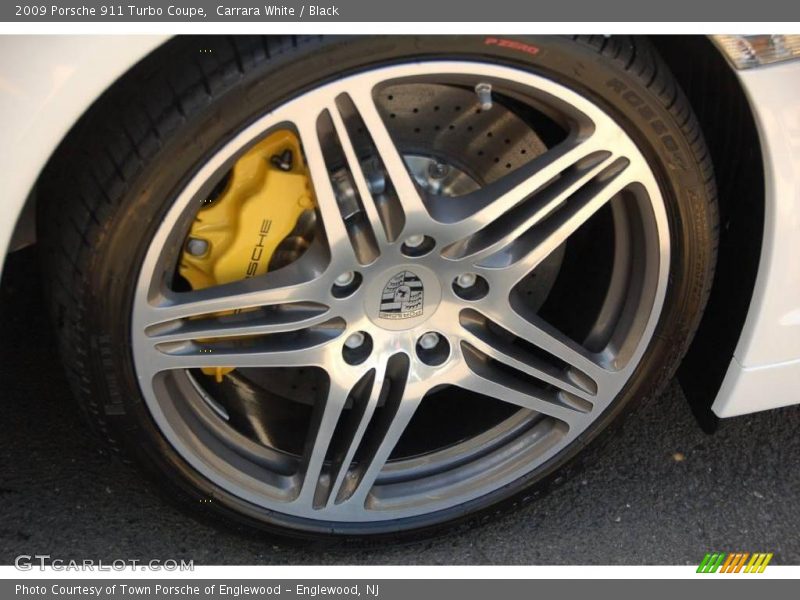 Carrara White / Black 2009 Porsche 911 Turbo Coupe