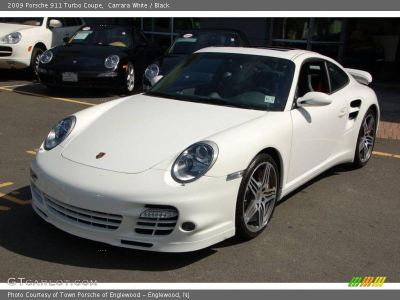 Carrara White / Black 2009 Porsche 911 Turbo Coupe