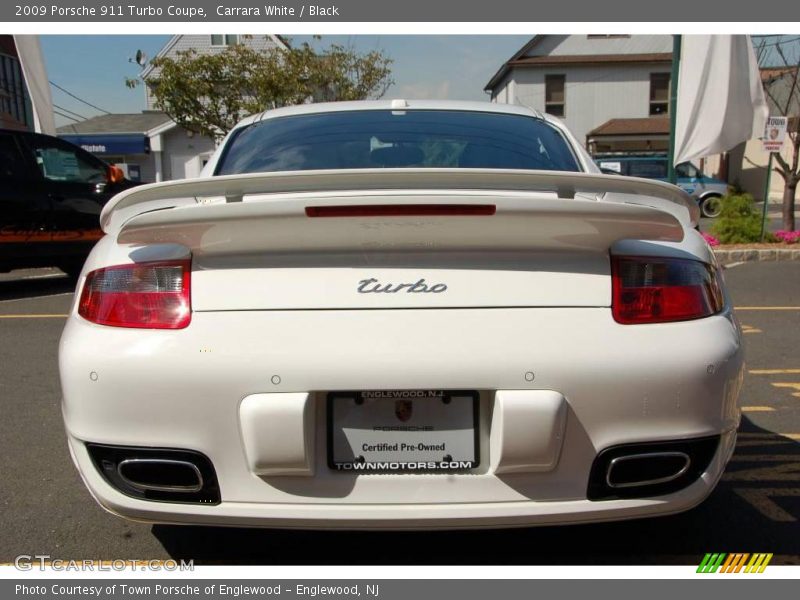 Carrara White / Black 2009 Porsche 911 Turbo Coupe