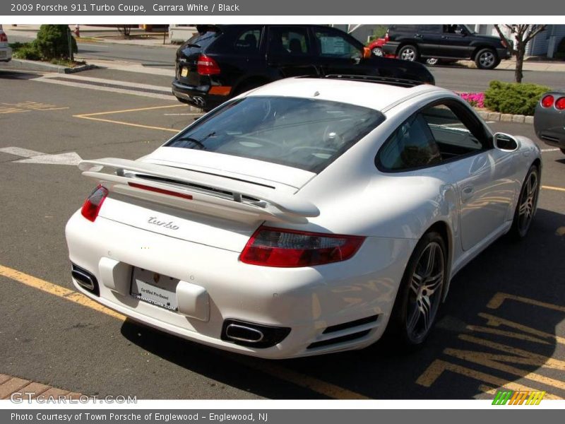 Carrara White / Black 2009 Porsche 911 Turbo Coupe