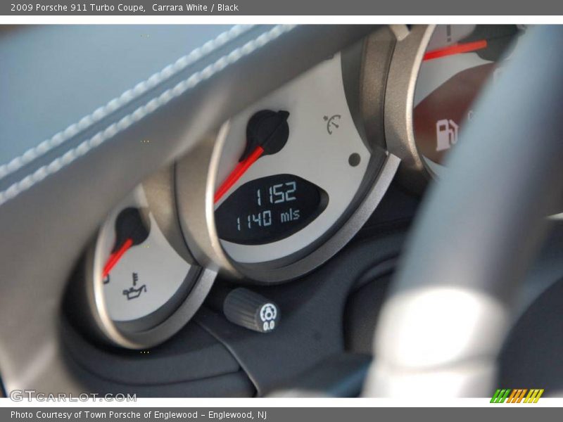 Carrara White / Black 2009 Porsche 911 Turbo Coupe