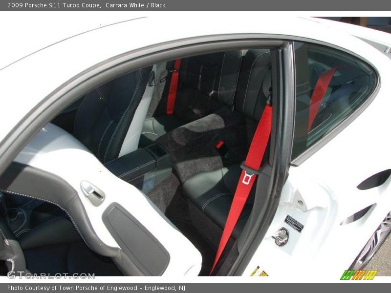 Carrara White / Black 2009 Porsche 911 Turbo Coupe