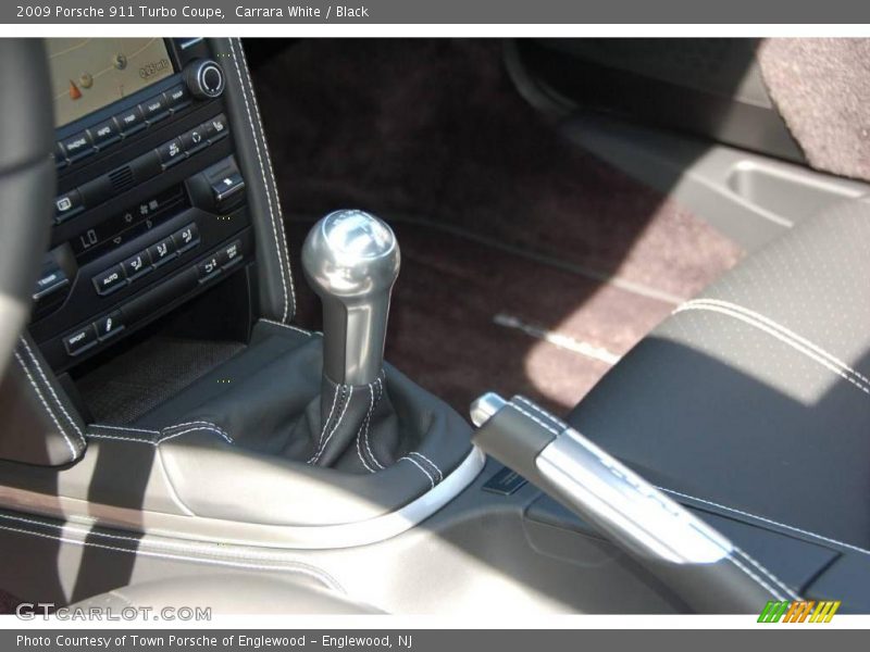 Carrara White / Black 2009 Porsche 911 Turbo Coupe