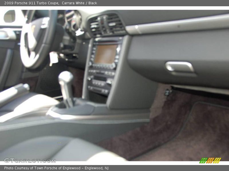 Carrara White / Black 2009 Porsche 911 Turbo Coupe