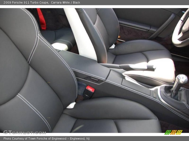 Carrara White / Black 2009 Porsche 911 Turbo Coupe