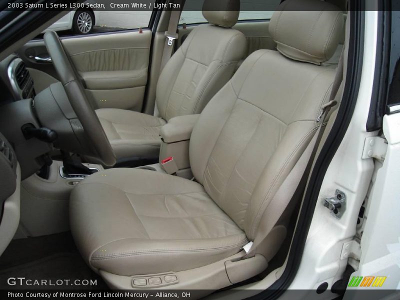 Cream White / Light Tan 2003 Saturn L Series L300 Sedan