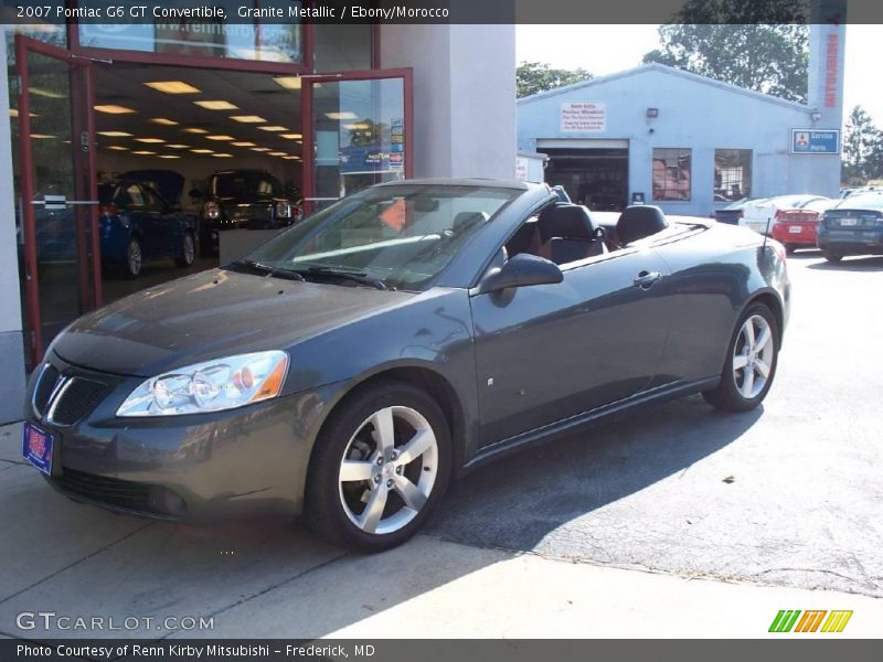 Granite Metallic / Ebony/Morocco 2007 Pontiac G6 GT Convertible