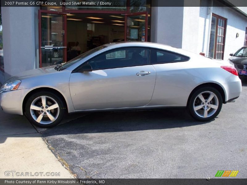 Liquid Silver Metallic / Ebony 2007 Pontiac G6 GTP Coupe