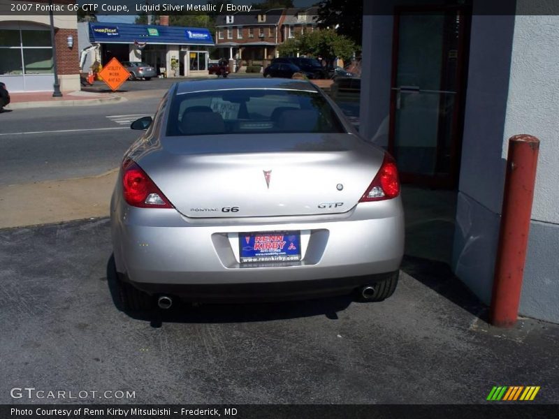 Liquid Silver Metallic / Ebony 2007 Pontiac G6 GTP Coupe