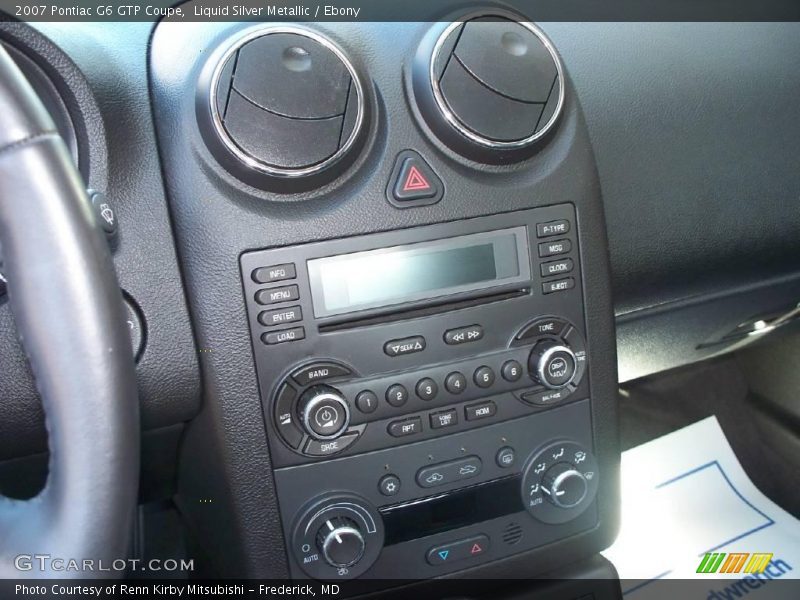 Liquid Silver Metallic / Ebony 2007 Pontiac G6 GTP Coupe