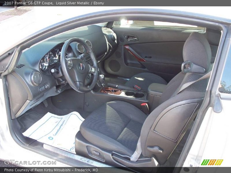 Liquid Silver Metallic / Ebony 2007 Pontiac G6 GTP Coupe