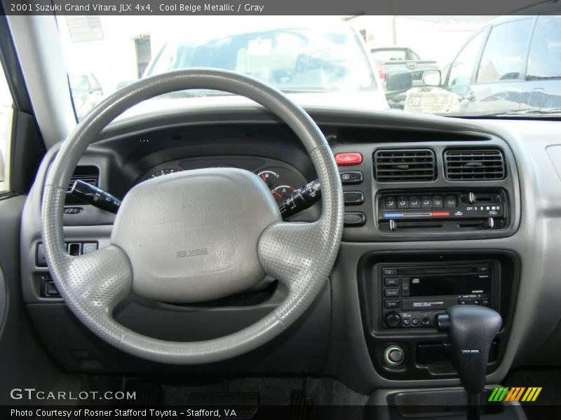 Cool Beige Metallic / Gray 2001 Suzuki Grand Vitara JLX 4x4