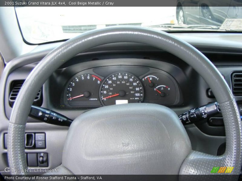 Cool Beige Metallic / Gray 2001 Suzuki Grand Vitara JLX 4x4