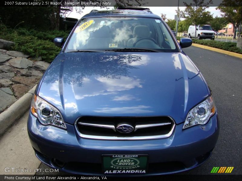 Newport Blue Pearl / Ivory 2007 Subaru Legacy 2.5i Wagon