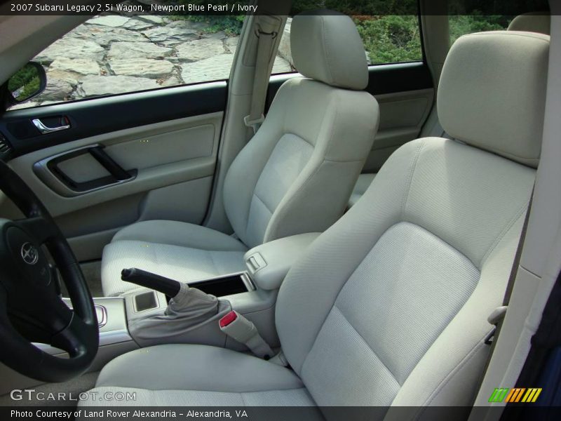 Newport Blue Pearl / Ivory 2007 Subaru Legacy 2.5i Wagon