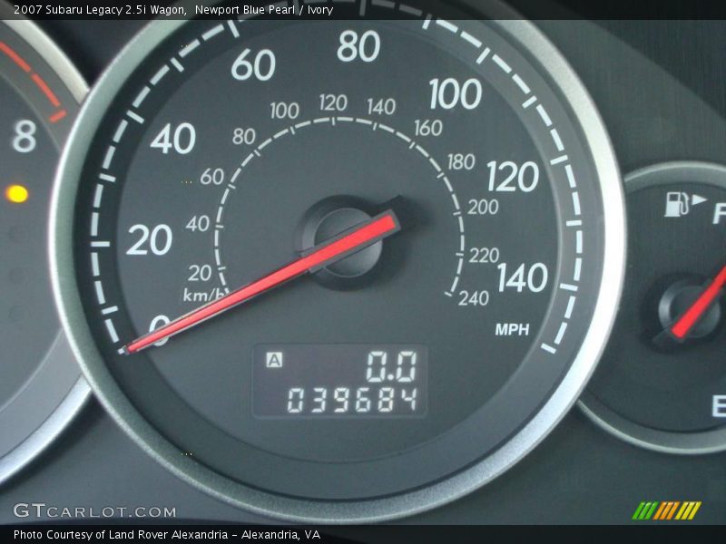 Newport Blue Pearl / Ivory 2007 Subaru Legacy 2.5i Wagon