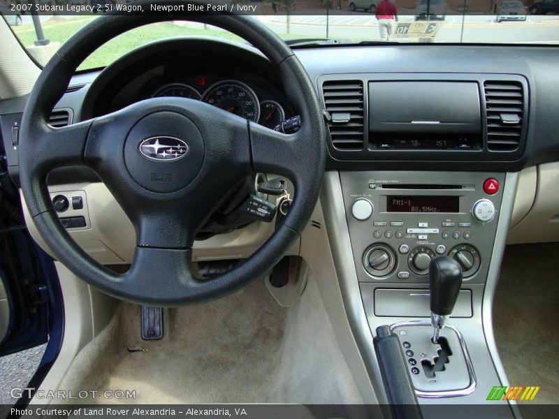Newport Blue Pearl / Ivory 2007 Subaru Legacy 2.5i Wagon