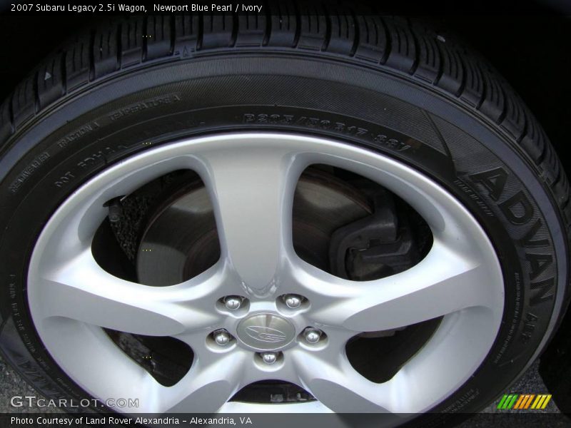 Newport Blue Pearl / Ivory 2007 Subaru Legacy 2.5i Wagon