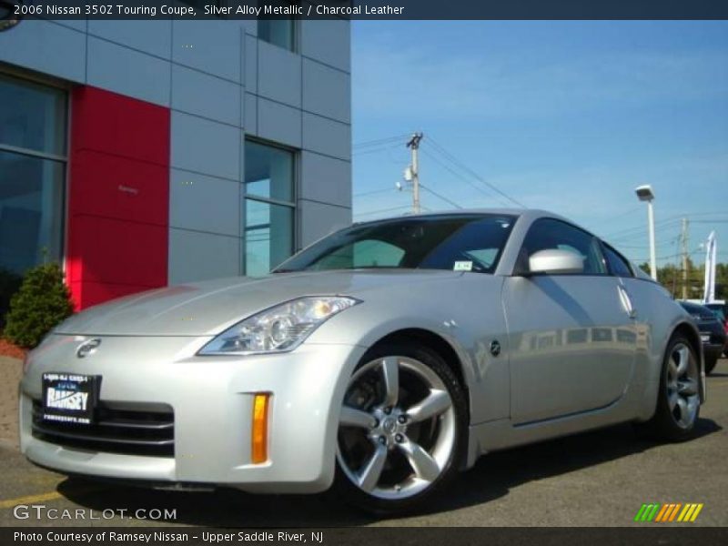 Silver Alloy Metallic / Charcoal Leather 2006 Nissan 350Z Touring Coupe