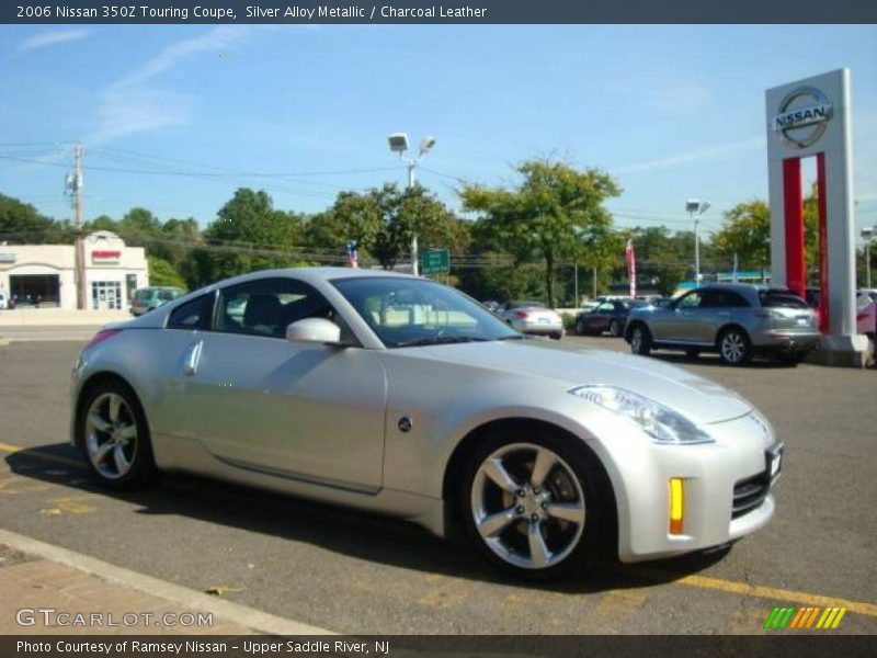 Silver Alloy Metallic / Charcoal Leather 2006 Nissan 350Z Touring Coupe