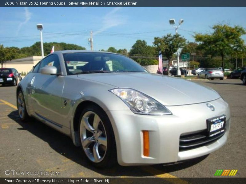 Silver Alloy Metallic / Charcoal Leather 2006 Nissan 350Z Touring Coupe