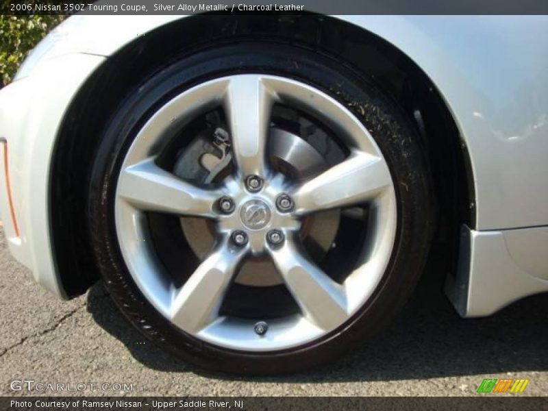 Silver Alloy Metallic / Charcoal Leather 2006 Nissan 350Z Touring Coupe
