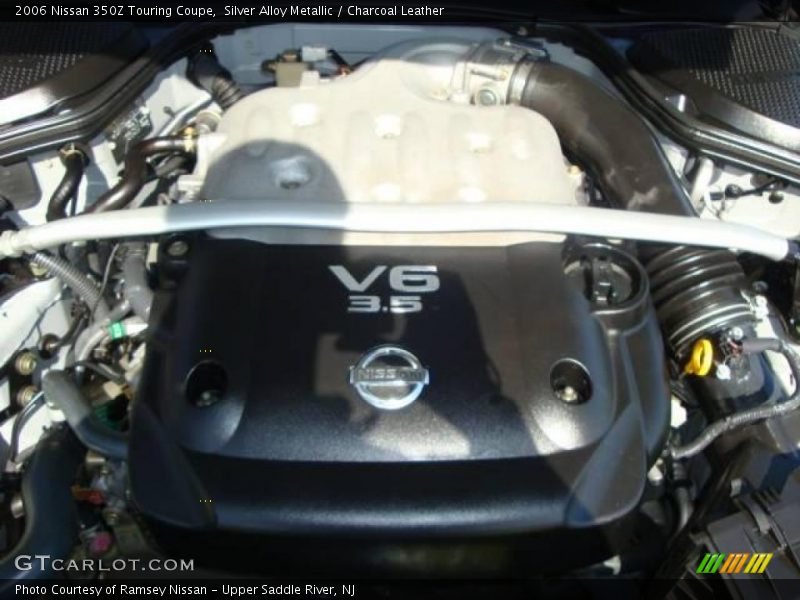 Silver Alloy Metallic / Charcoal Leather 2006 Nissan 350Z Touring Coupe