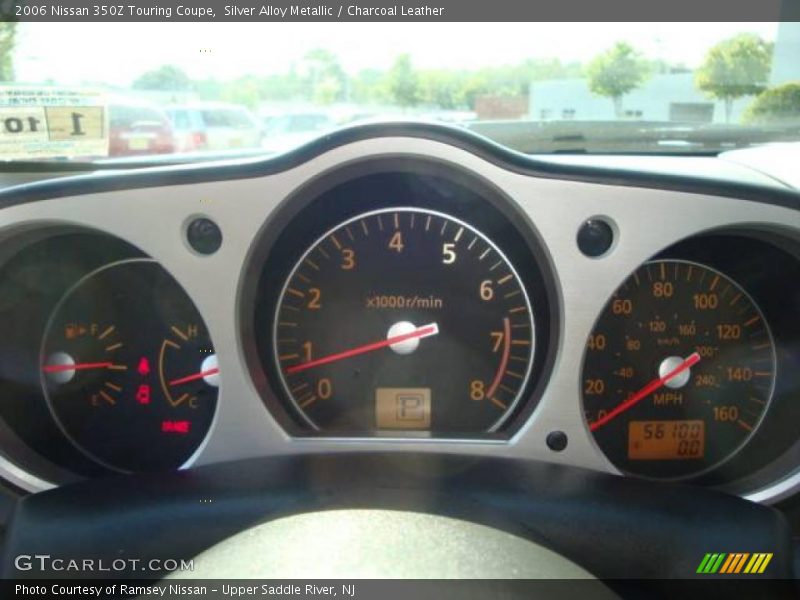 Silver Alloy Metallic / Charcoal Leather 2006 Nissan 350Z Touring Coupe